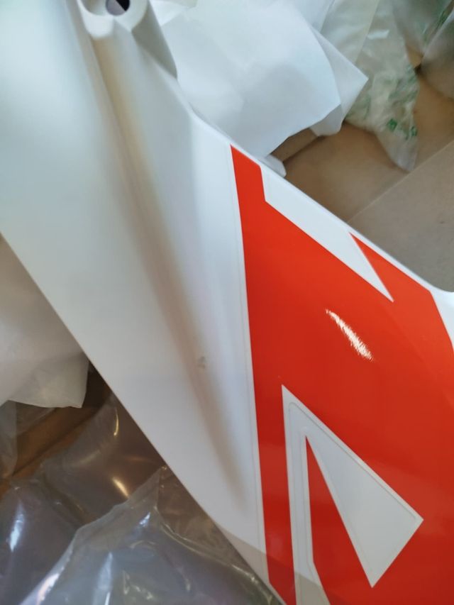 Carenado KTM RC 125 blanco