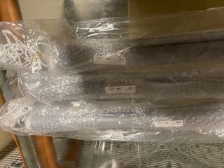Cortinas Roller Grises - 130x85cm (2) + 210x55cm (