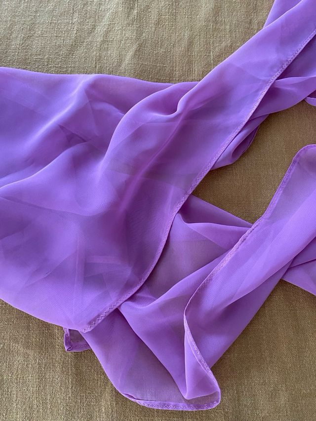 3 Fulares: Gris, Morado y Rosa con Gris