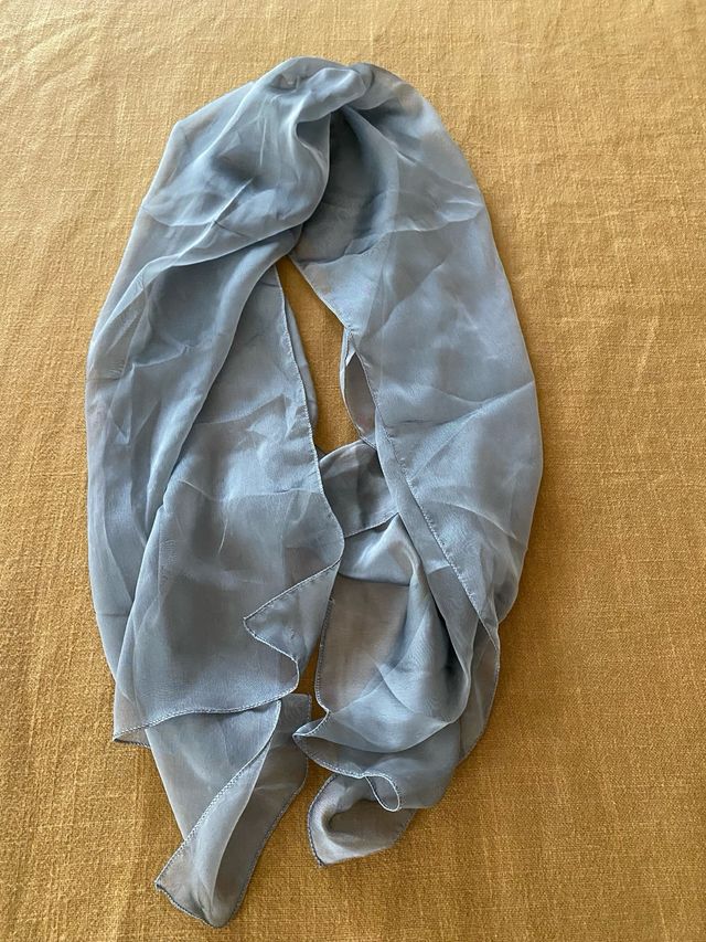 3 Fulares: Gris, Morado y Rosa con Gris