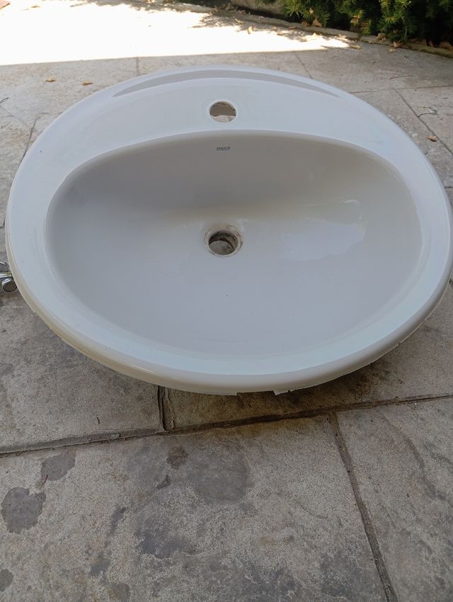 Lavabo, bidé e inodoro Roca gris porcelana