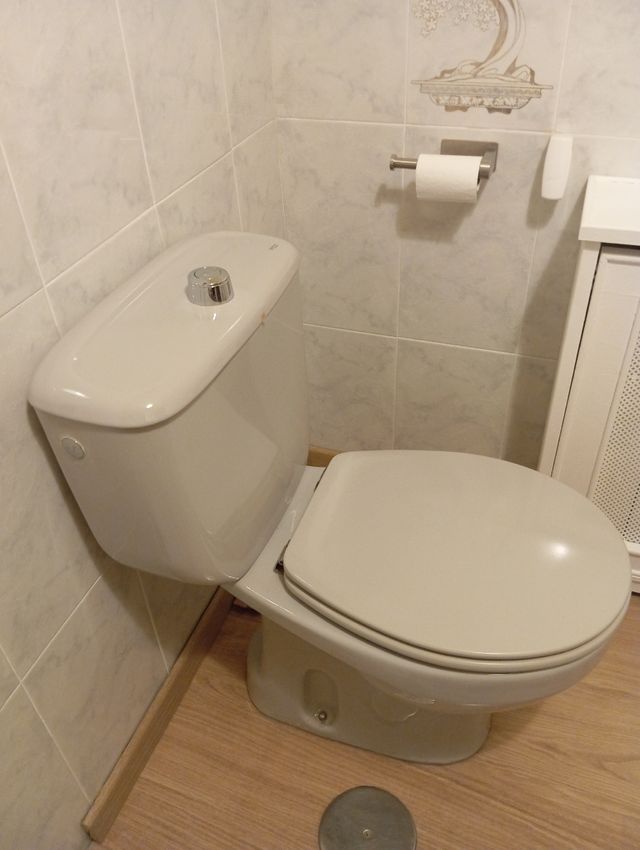 Lavabo, bidé e inodoro Roca gris porcelana