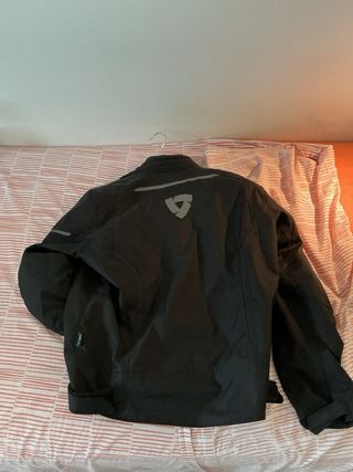 Chaqueta moto negra