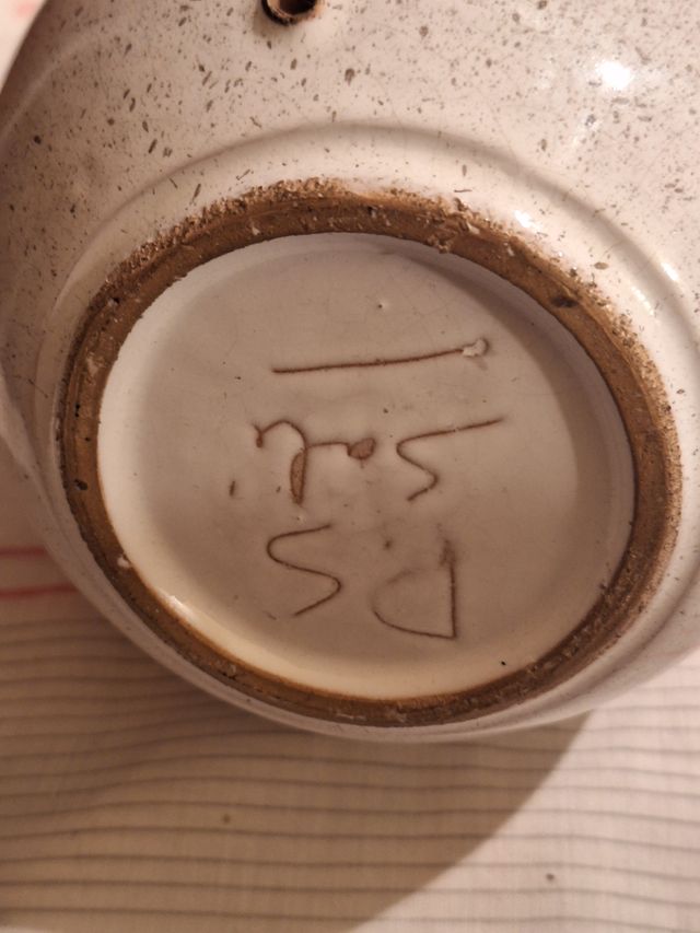 Jarrón vintage cerámico