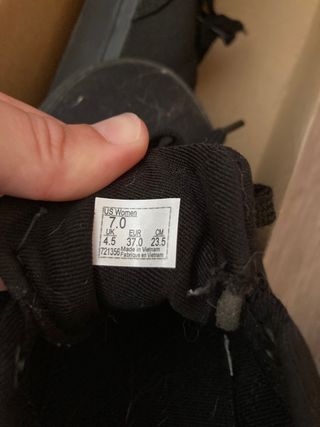 Zapatillas Vans Doheny negras talla 37