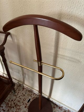 Galán de noche madera y metal