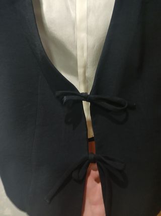 Chaleco Zara negro mujer