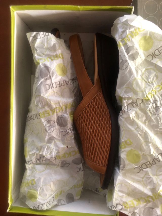 Sandalias Drucker Calzapedic  Marrón
