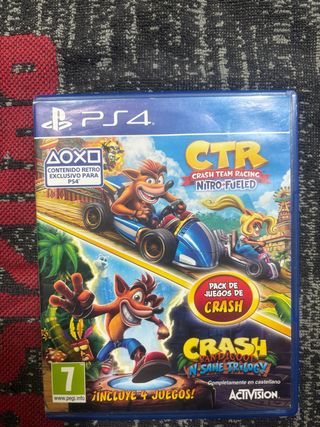 Crash Bandicoot PS4 Nitro-Fueled +CTR Sane Trilogy