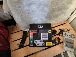 Mini SNES Retro - Consola Gris
