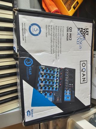 Mesa mezclas OQAN Q5 MK2 USB 5 
ACEPTO OFERTAS