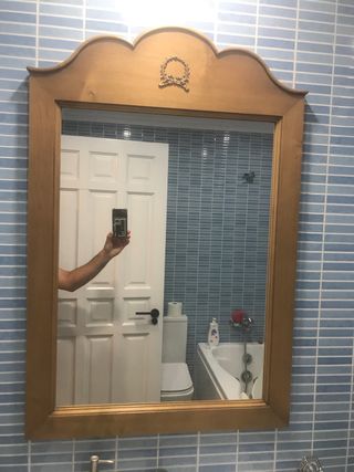 Espejo madera baño - Estilo clásico