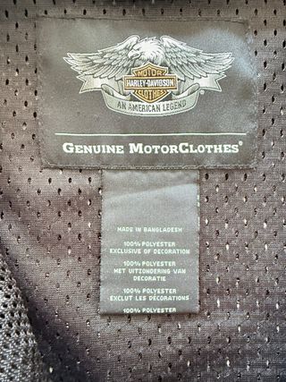 Chaqueta Harley Davidson Mesh - Negra/Gris