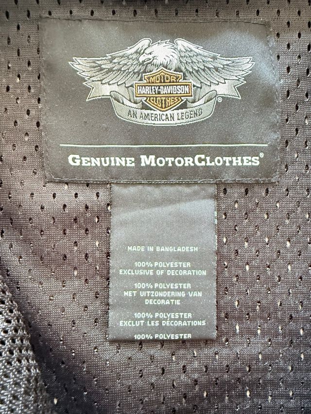 Chaqueta Harley Davidson Mesh - Negra/Gris