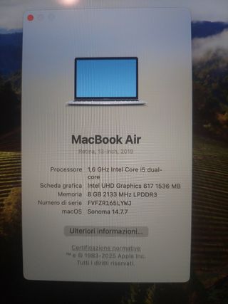 MacBook Air 2019 Silver