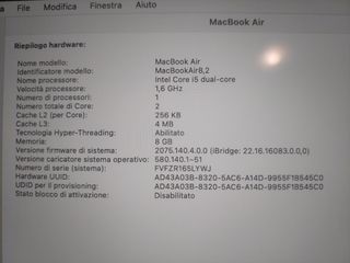 MacBook Air 2019 Silver