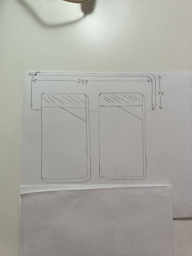 Cabecero madera maciza cama doble gris