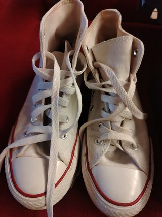 Converse All Star bianche alte