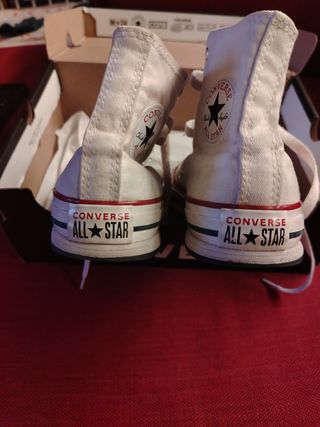 Converse All Star bianche alte