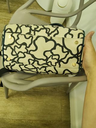 Bolso Tous beige y azul