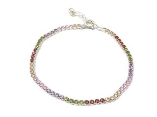 pulsera plata 925mm con piedra con circonita