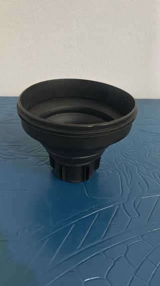 Embudo silicona - Negro