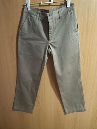 Pantalones vestir beige