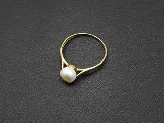 sortija oro 18k con piedra