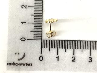 pendientes oro 18k con piedra