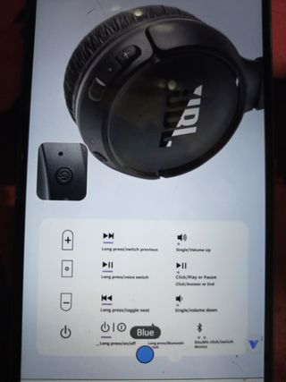 Auriculares JBL azules