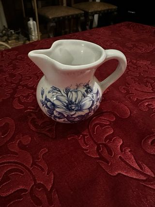 lechera &  vaso/jarra  porcelana alemana años 40s