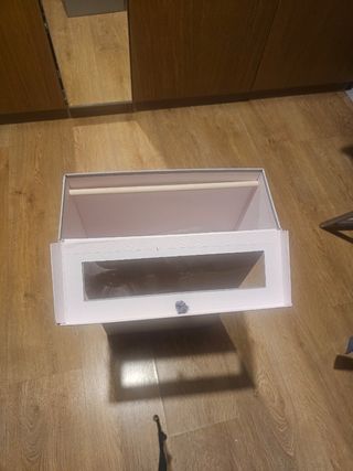 Caja guardabotas gris