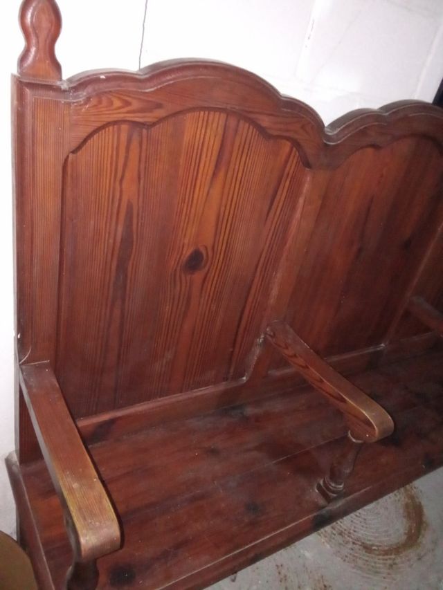 Banco madera antiguo