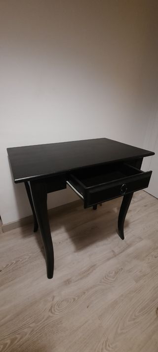 Mesa escritorio vintage negra