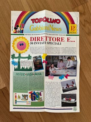 Topolino Gabbiani News n. 7 1990 Inserto 