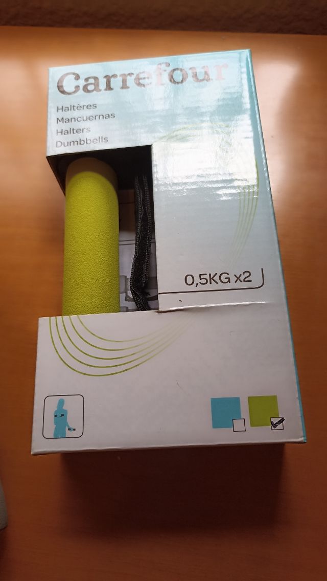 Mancuernas Carrefour 0,5kg x2