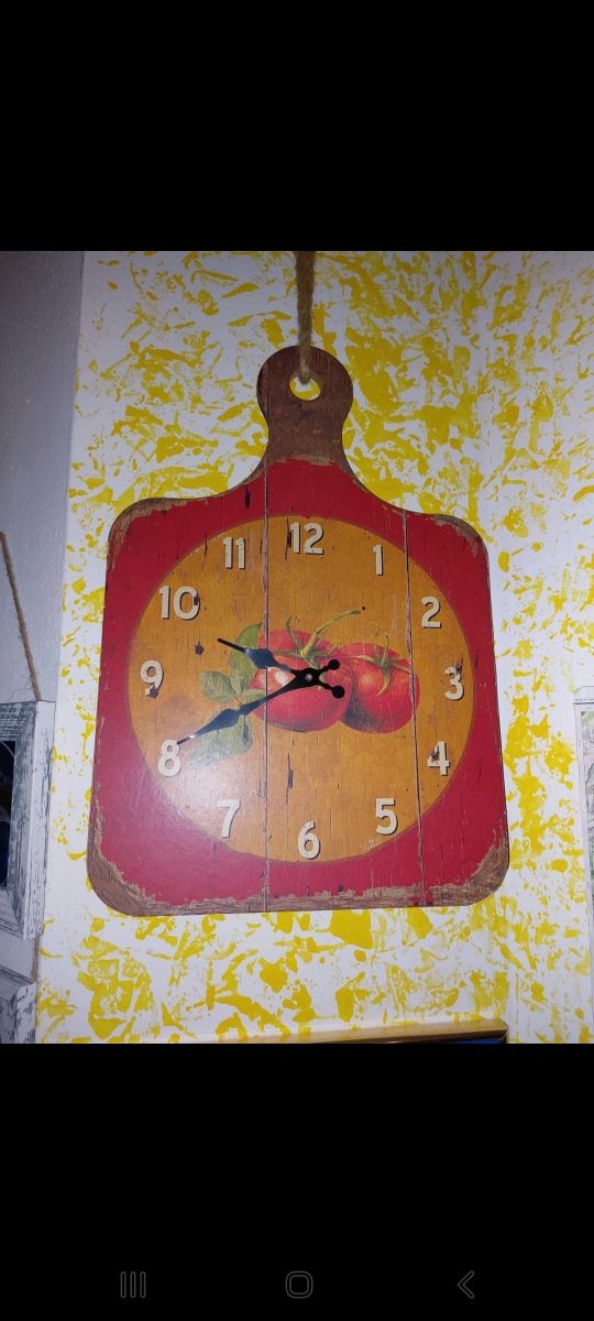 Orologio cucina - stile rustico