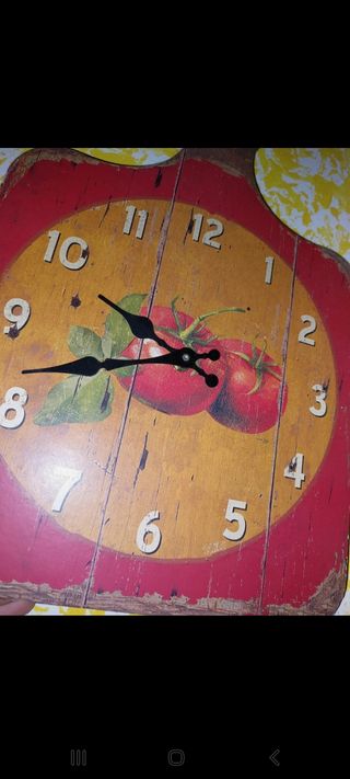 Orologio cucina - stile rustico