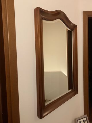 Specchiera legno marrone - Specchio elegante