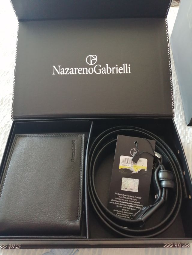 Set Nazareno Gabrielli: Portafoglio & Cintura