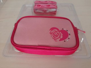 NUEVO. Kit Funda+Accesorios My Pink Heart 3DS-DSI