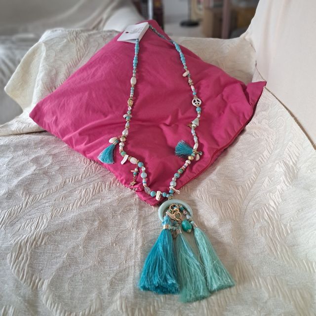 Collana Bohemien Turchese