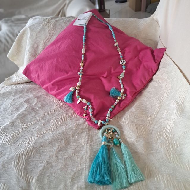 Collana Bohemien Turchese