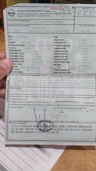 Nissan Primastar 2007 - 236.000km