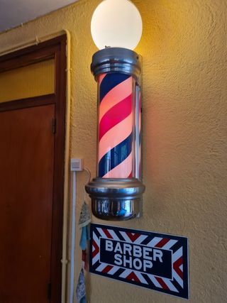 Rotativo Barbero luminoso