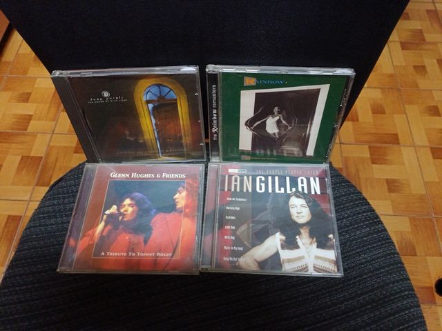 4 CDs Purple. Rainbow.Ian Gillan. 
Glenn Hughes