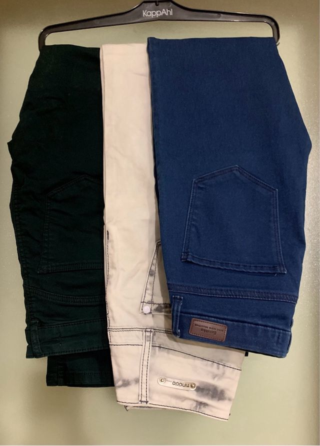3 Vaqueros Pull&Bear,Bershka y Tivddo