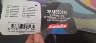 Monopatín Xorenx. Skateboatd.