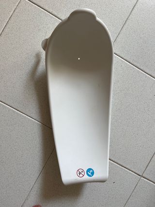 Bañera bebé - plástico blanco