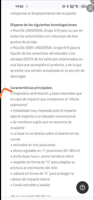 Silla coche Römer Kidfix grupo 2 y 3